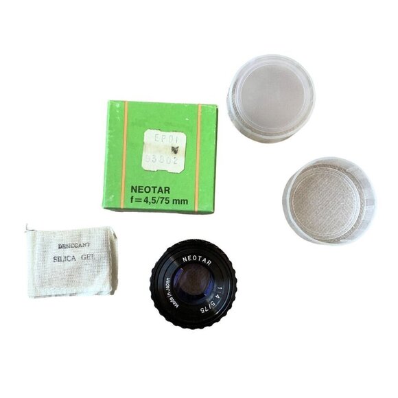 Neotar 75mm f 4.5 Japan Lens in Original Box - Picture 1 of 9